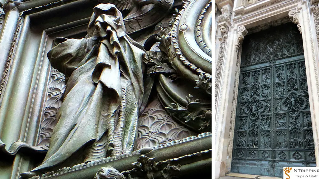 Duomo Milan Gate with Detail