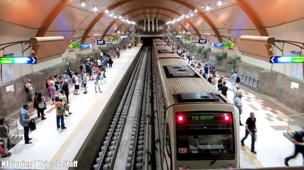 Subway Station Serdica II Sofia Bulgaria