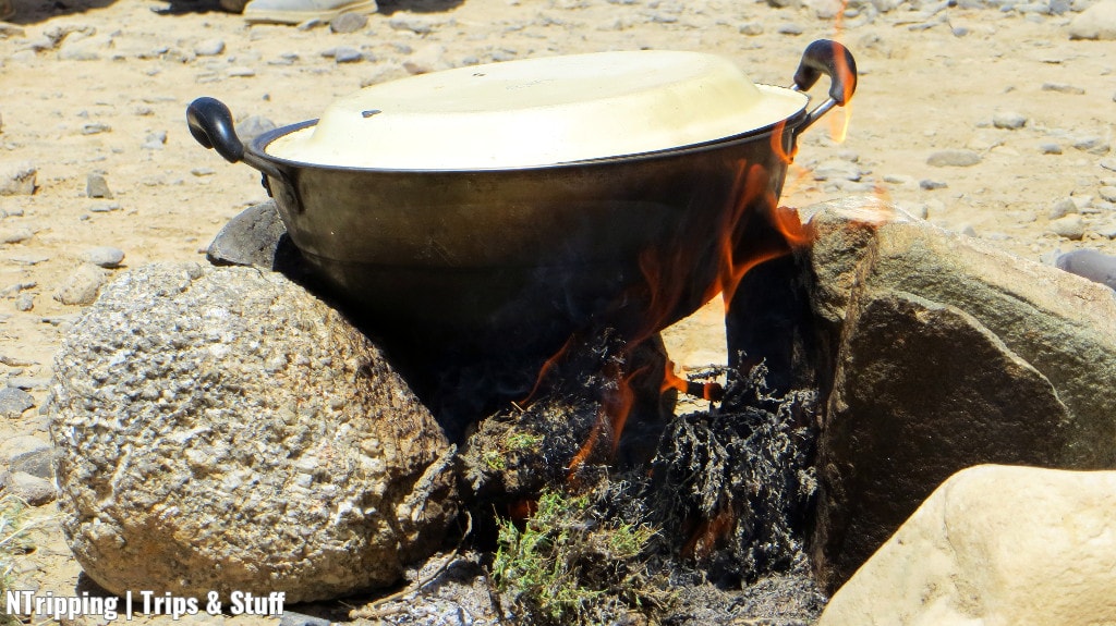 Cooking On Open Fire In Murghab