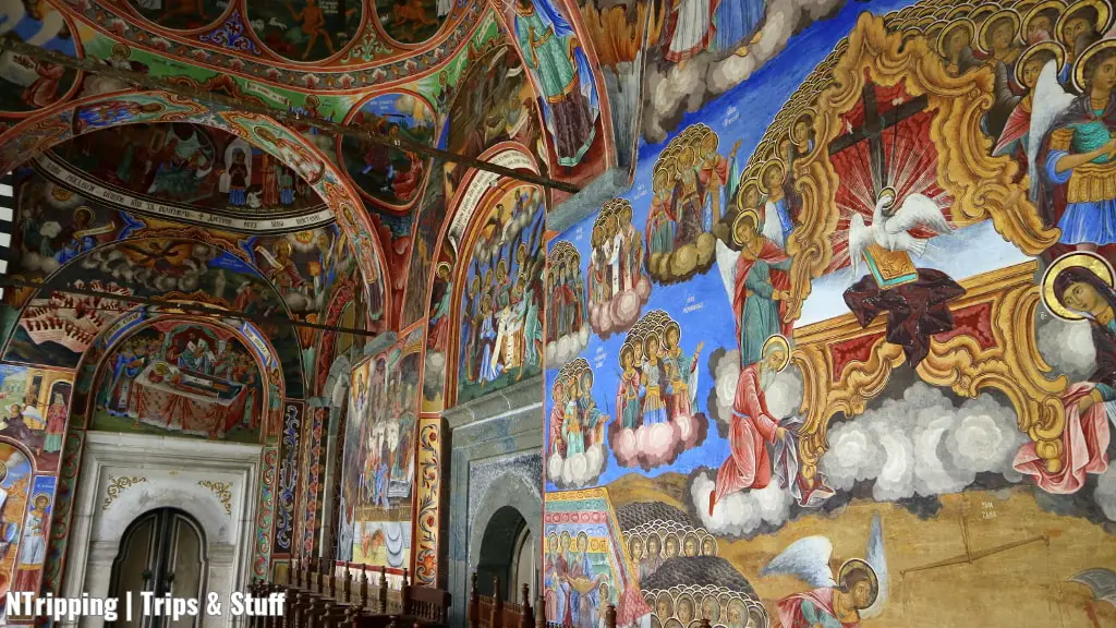Frescoes Under The Church Arcades