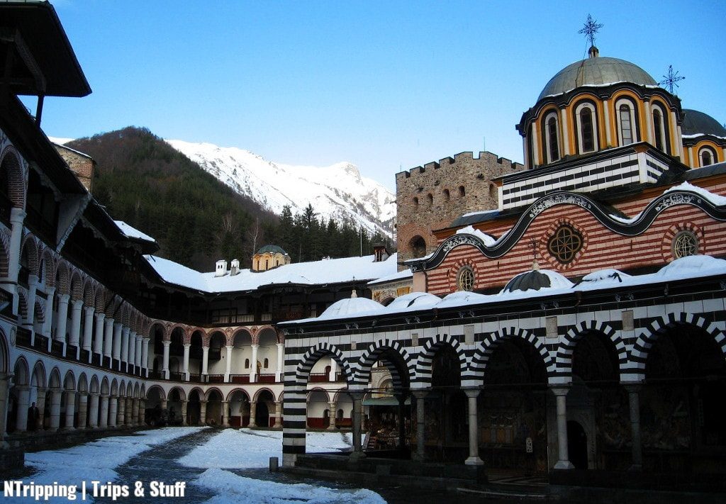 Rila Monastery in Winter