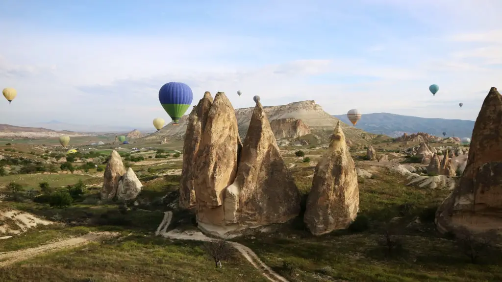 Maneuvering Around Fairy Chimneys Cappadocia