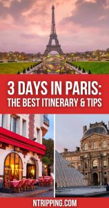3 Days in Paris Pin