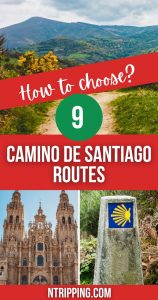 Camino de Santiago Routes Pin