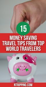 Money Saving Travel Tips Pin