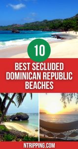 Secluded Dominican Republic Beaches Pin