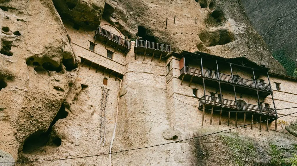 Hermit Caves of Badovas Meteora Greece