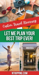 Custom Travel Itinerary Service Planning Pin