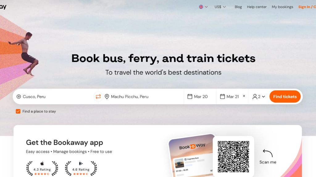 Bookaway Homepage