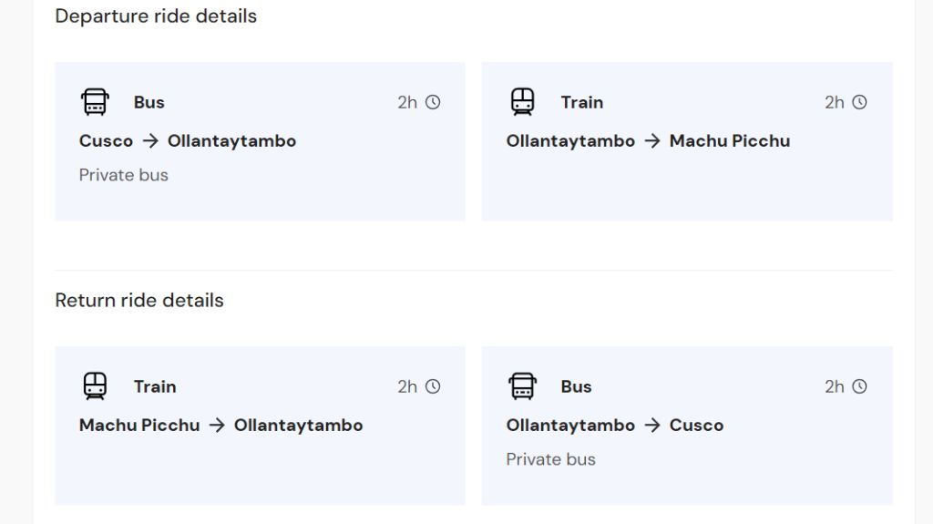 Cusco - Machu Picchu Journey Details Bookaway